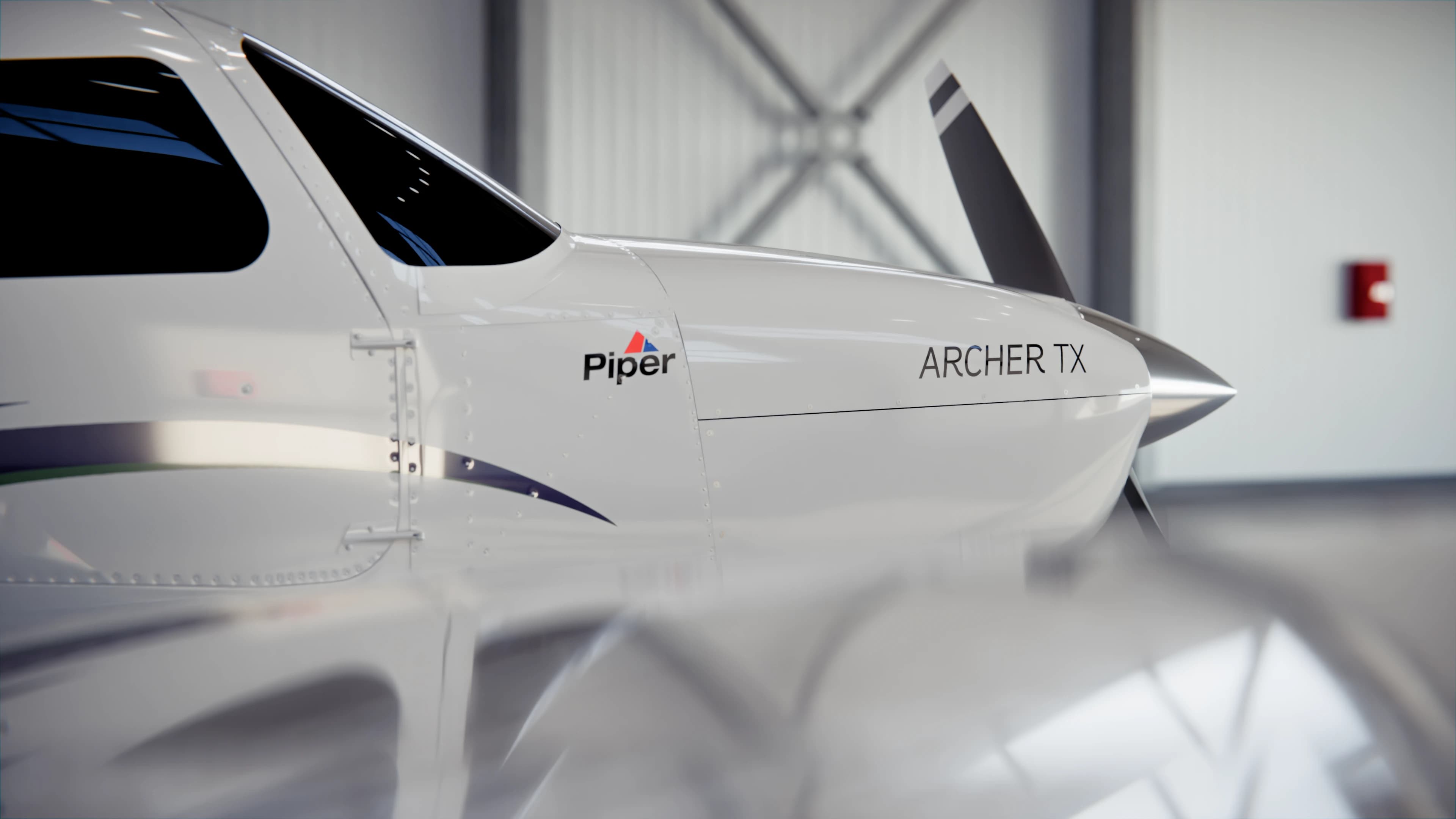 Piper Archer TX on the ramp