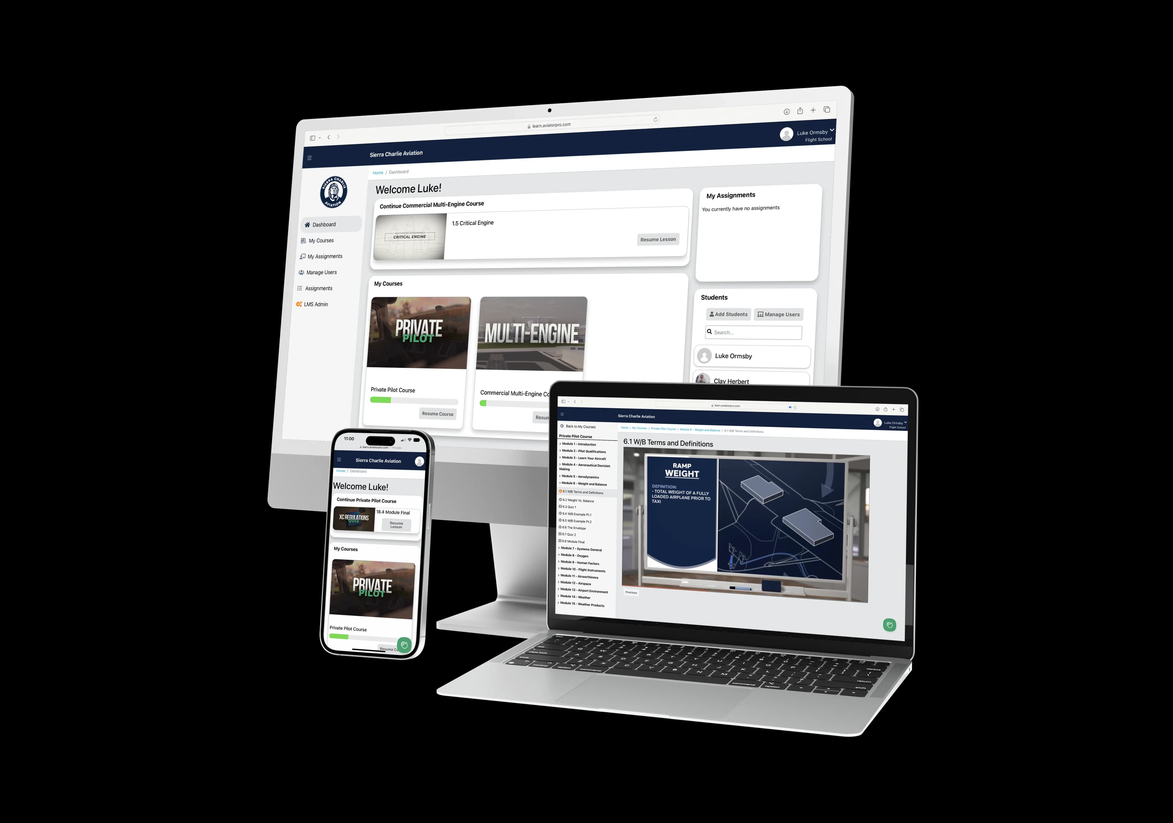 AI-powered insights for flight students.