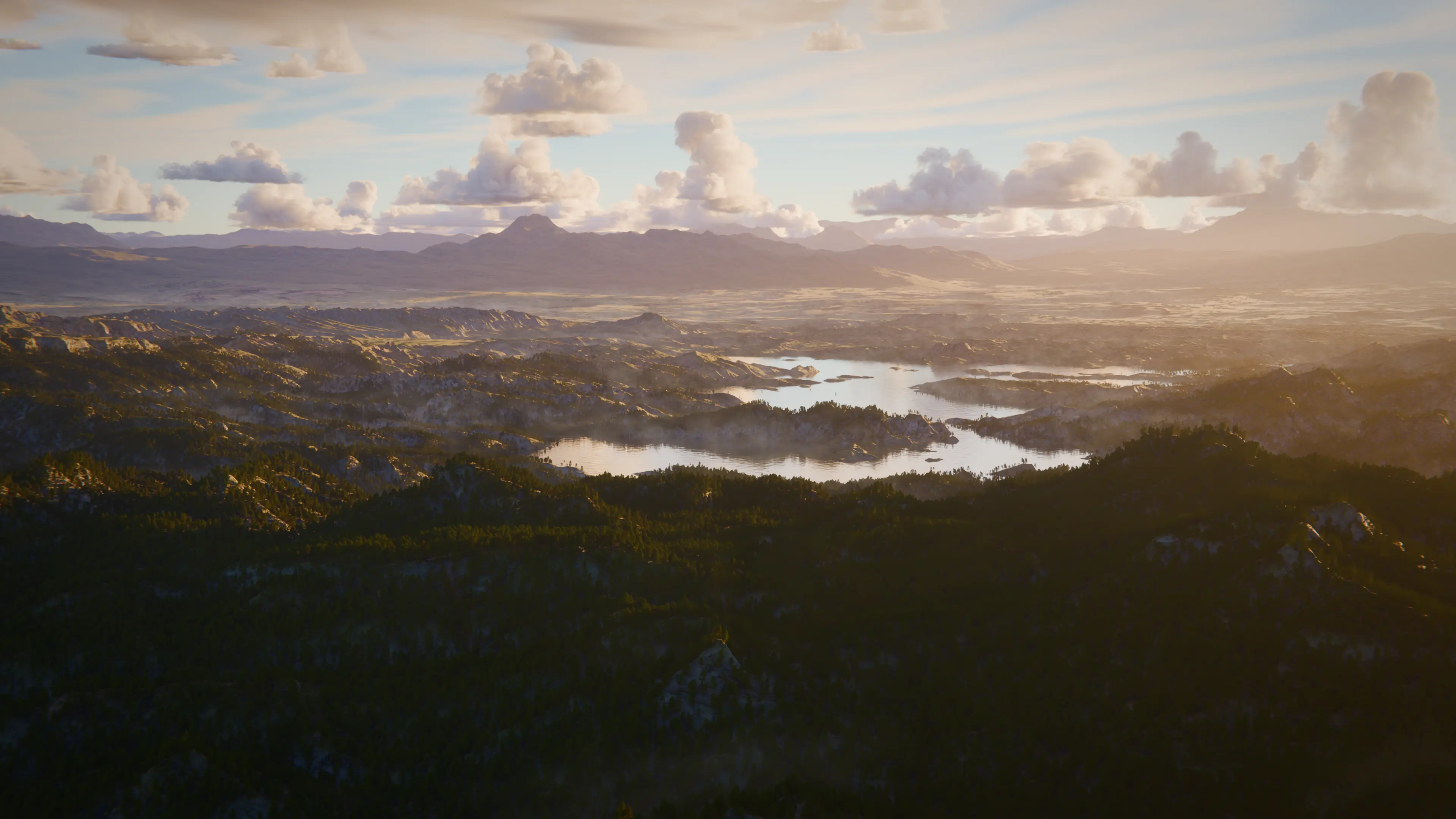 Mountain landscape background