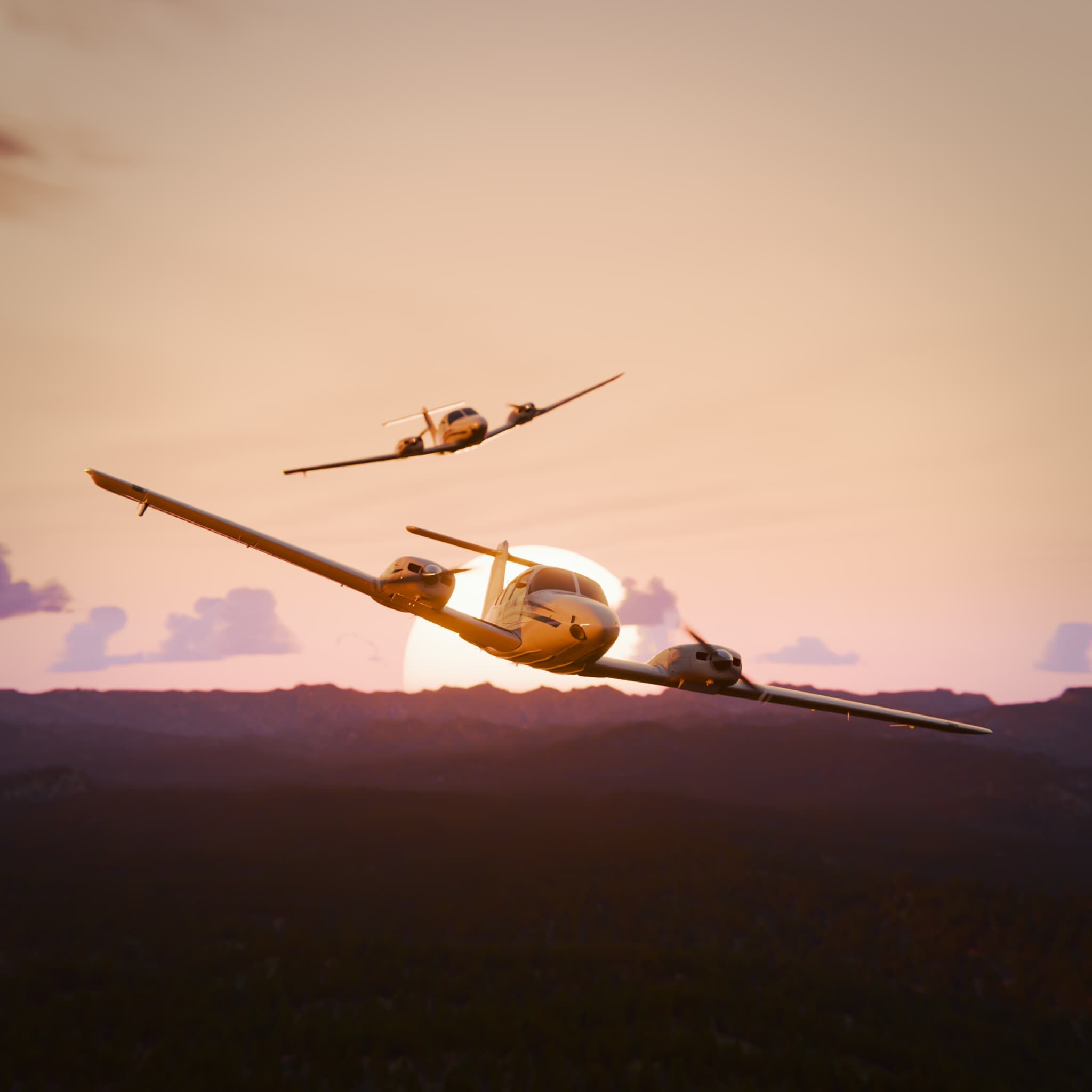 Multi-engine cockpit