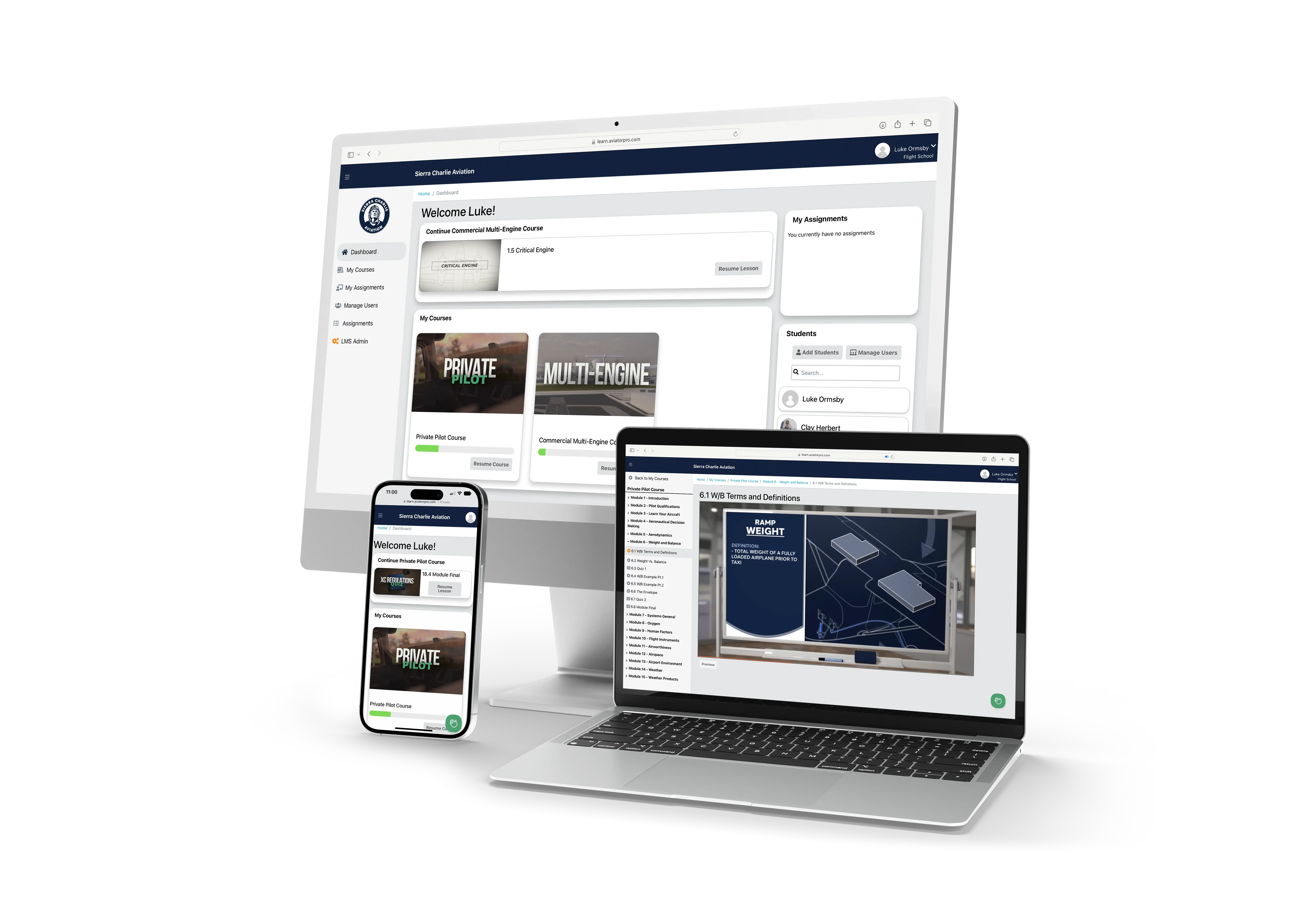 AI-powered insights for flight students.