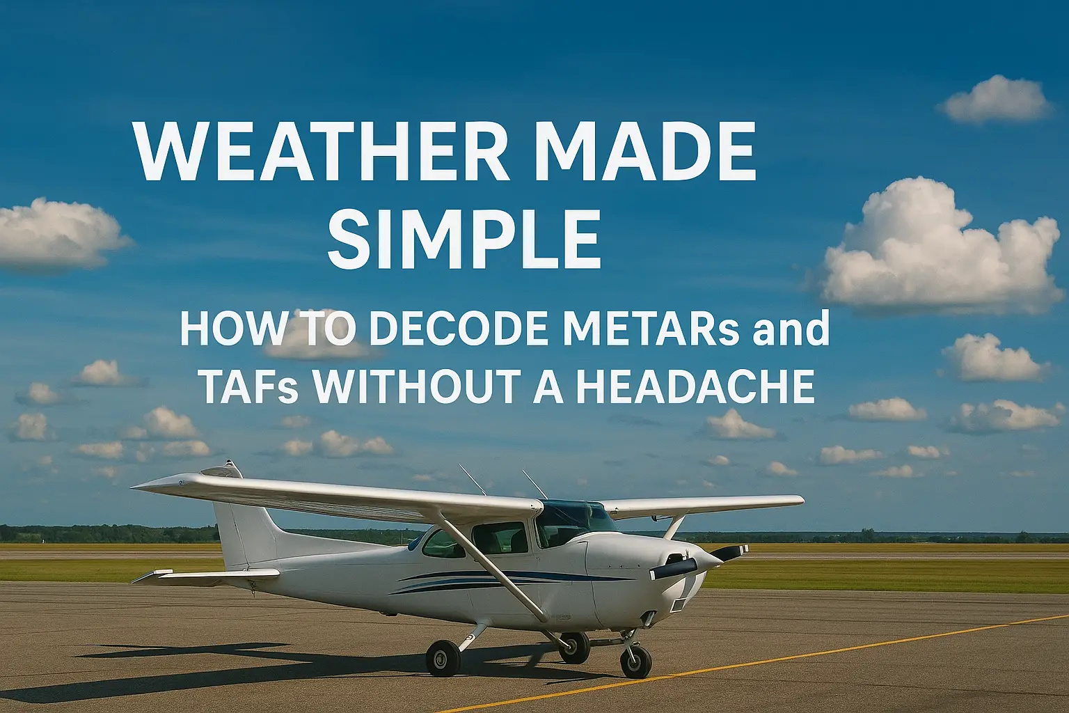 How to decode METARs and TAFs